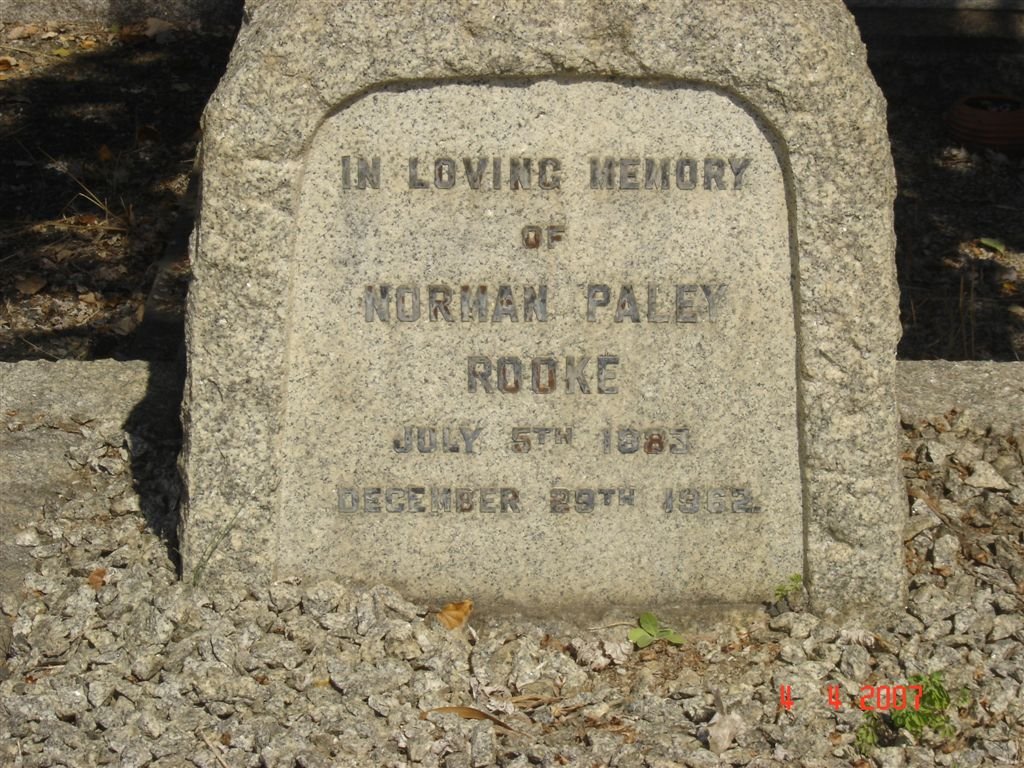 ROOKE Norman Paley 1883-1962
