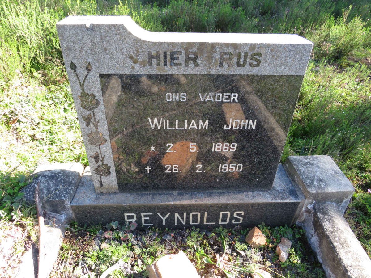 REYNOLDS William John 1869-1950