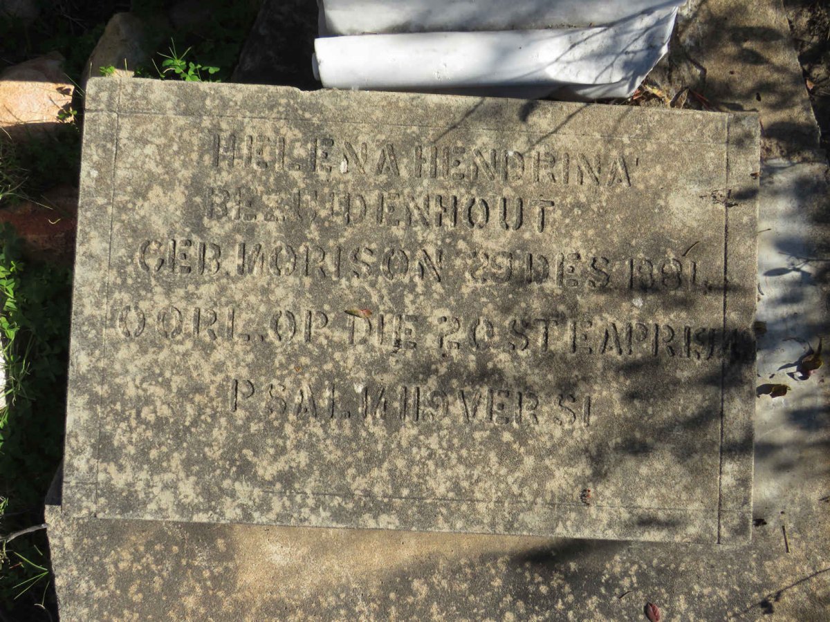 BEZUIDENHOUT Helena Hendrina nee MORISON 1884-1949 _2
