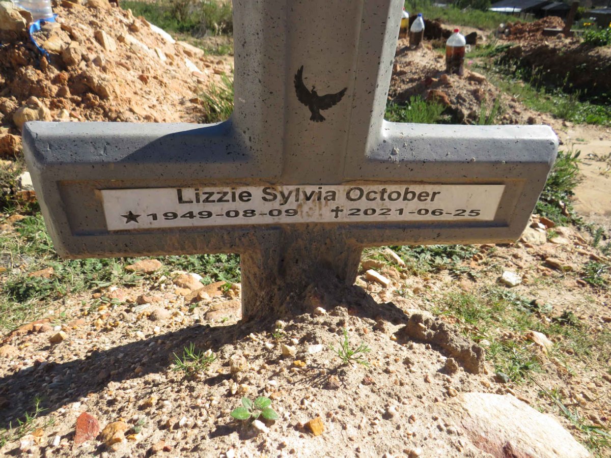 OCTOBER Lizzie Sylvia 1949-2021