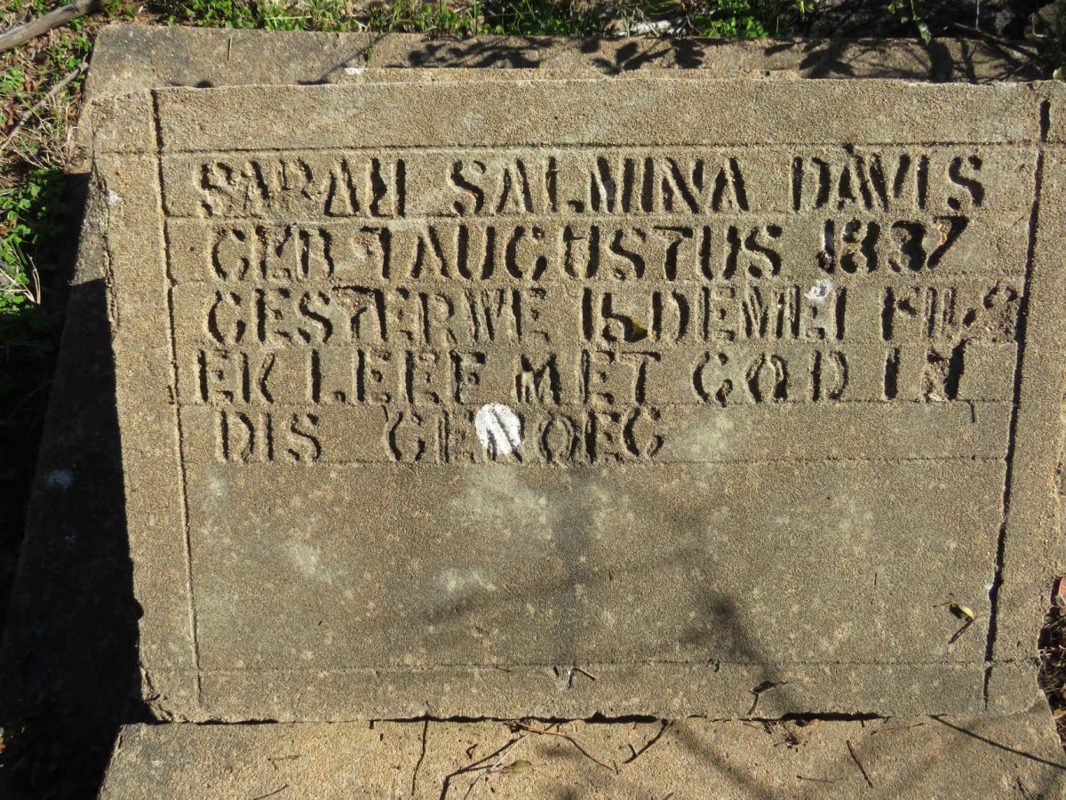 DAVIS Sarah Salmina 1837-194?