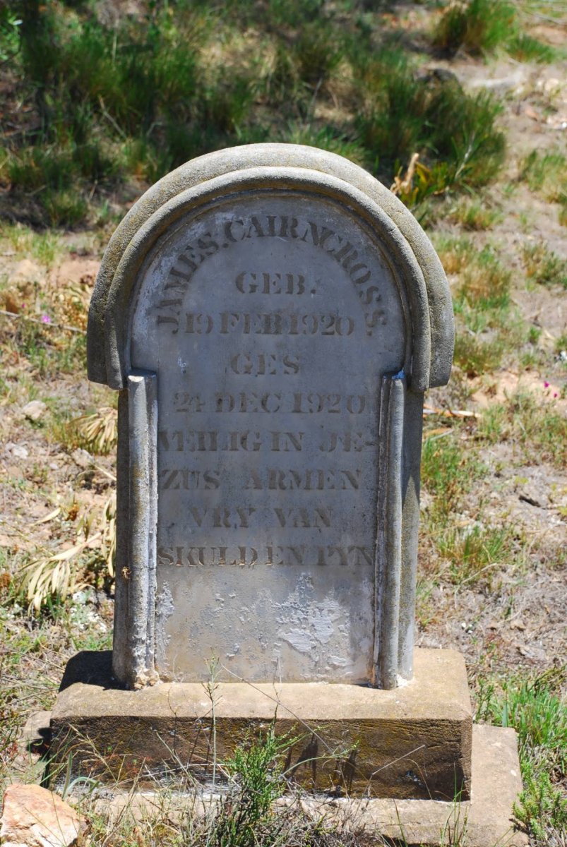 CAIRNCROSS James 1920-1920