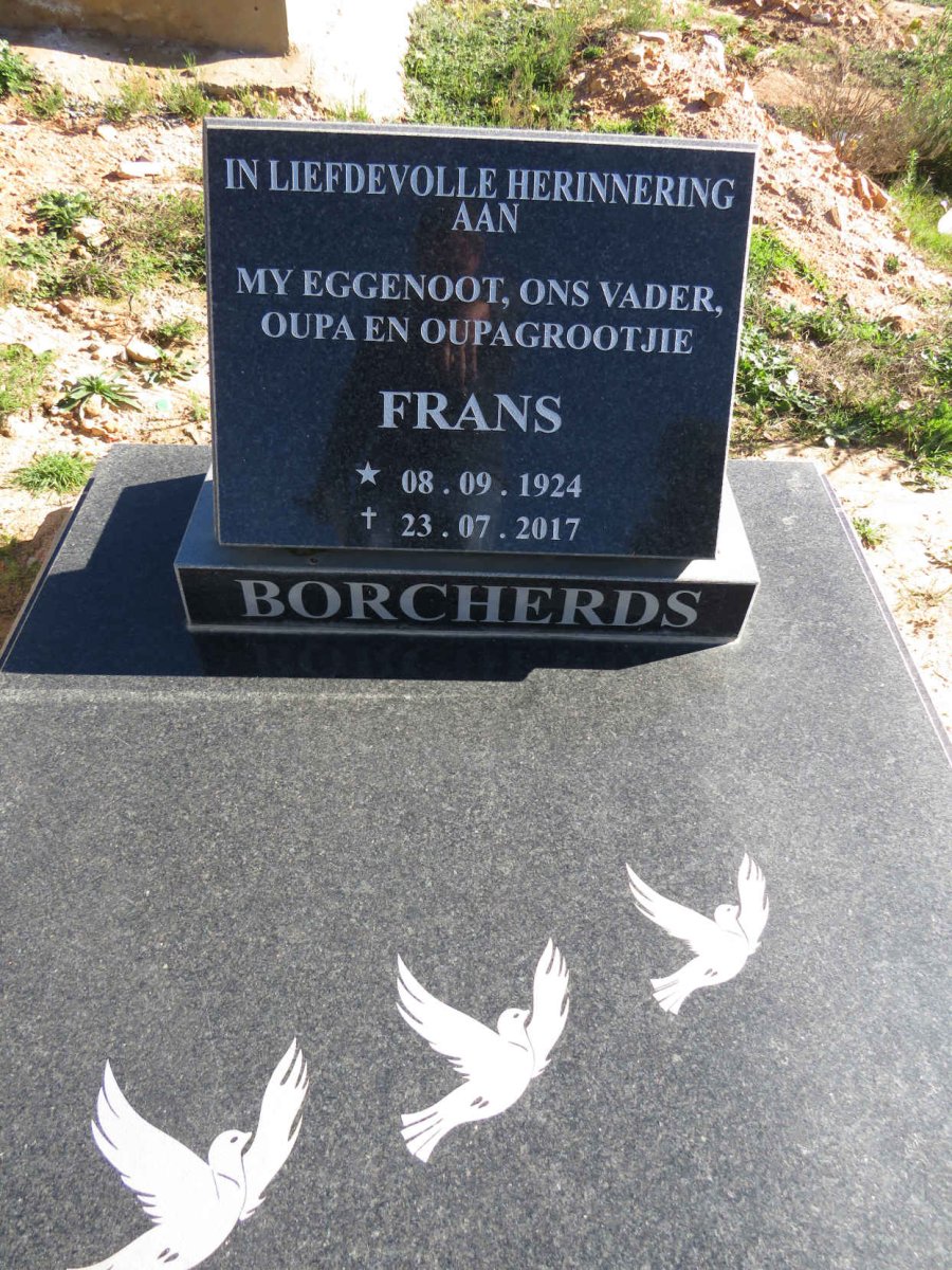 BORCHERDS Frans 1924-2017