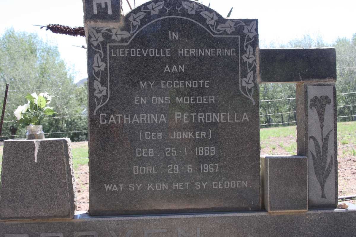 ROOYEN Catharina Petronella, van nee JONKER 1898-1967