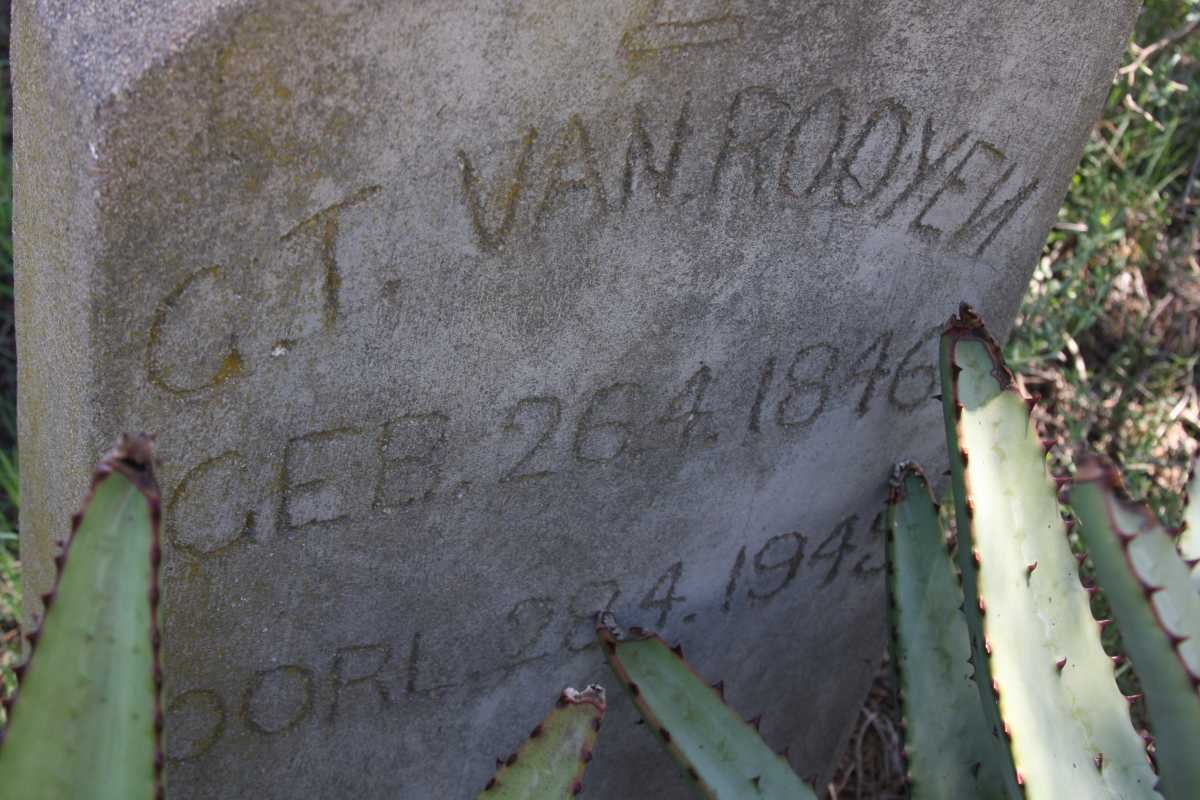 ROOYEN G.T., van 1846-1945