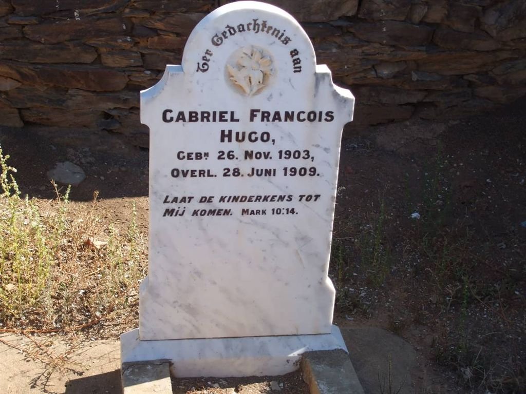 HUGO Gabriel Francois 1903-1909