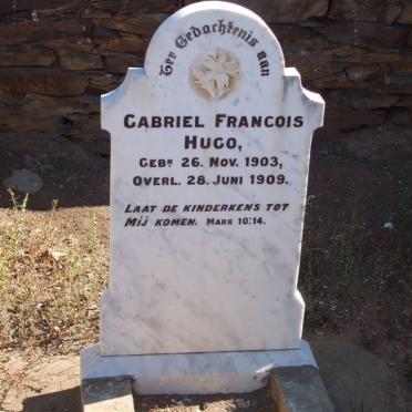 HUGO Gabriel Francois 1903-1909