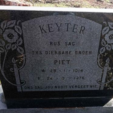 KEYTER Piet 1914-1976