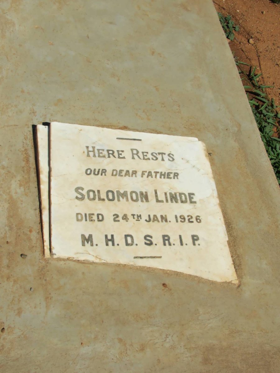 LINDE Solomon -1926