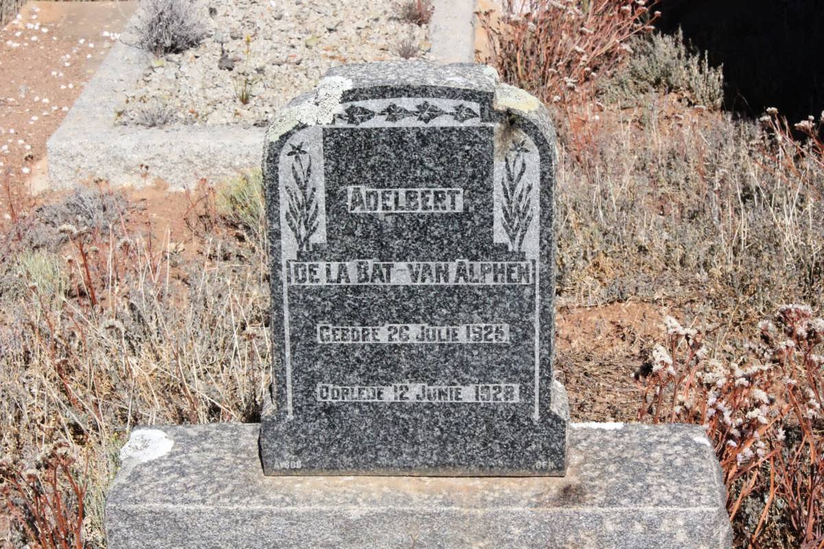 ALPHEN Adelbert, de la Bat van 1925-1928