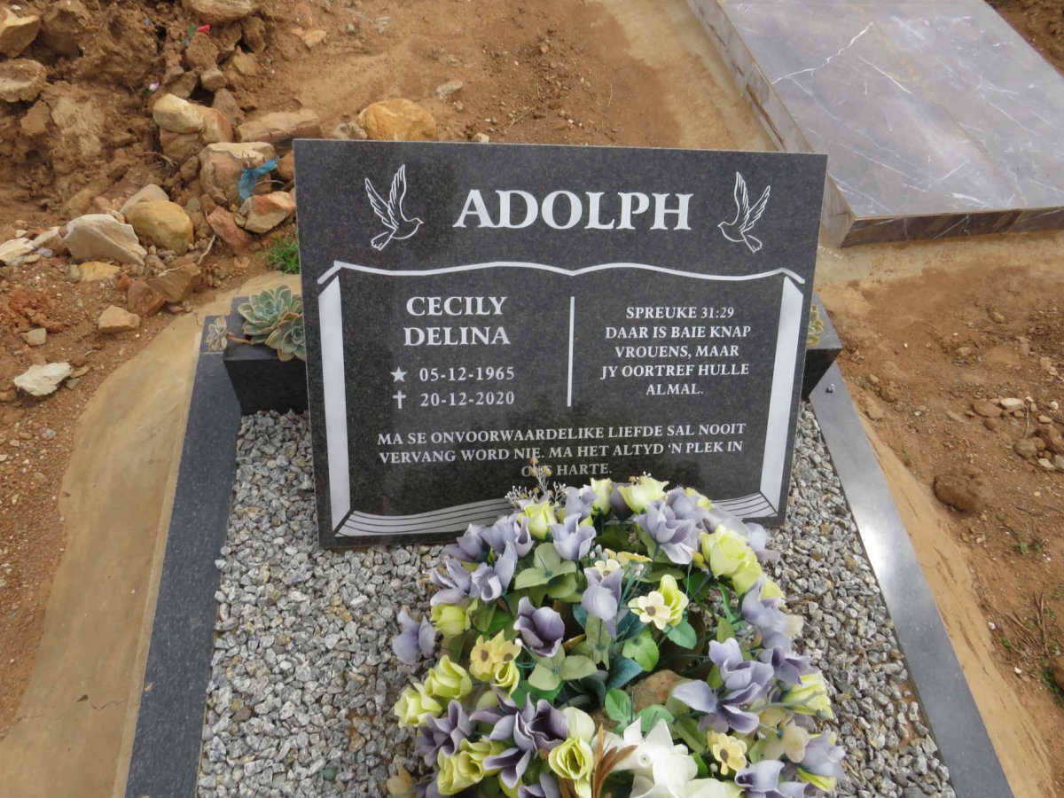 ADOLPH Cecily Delina 1965-2020