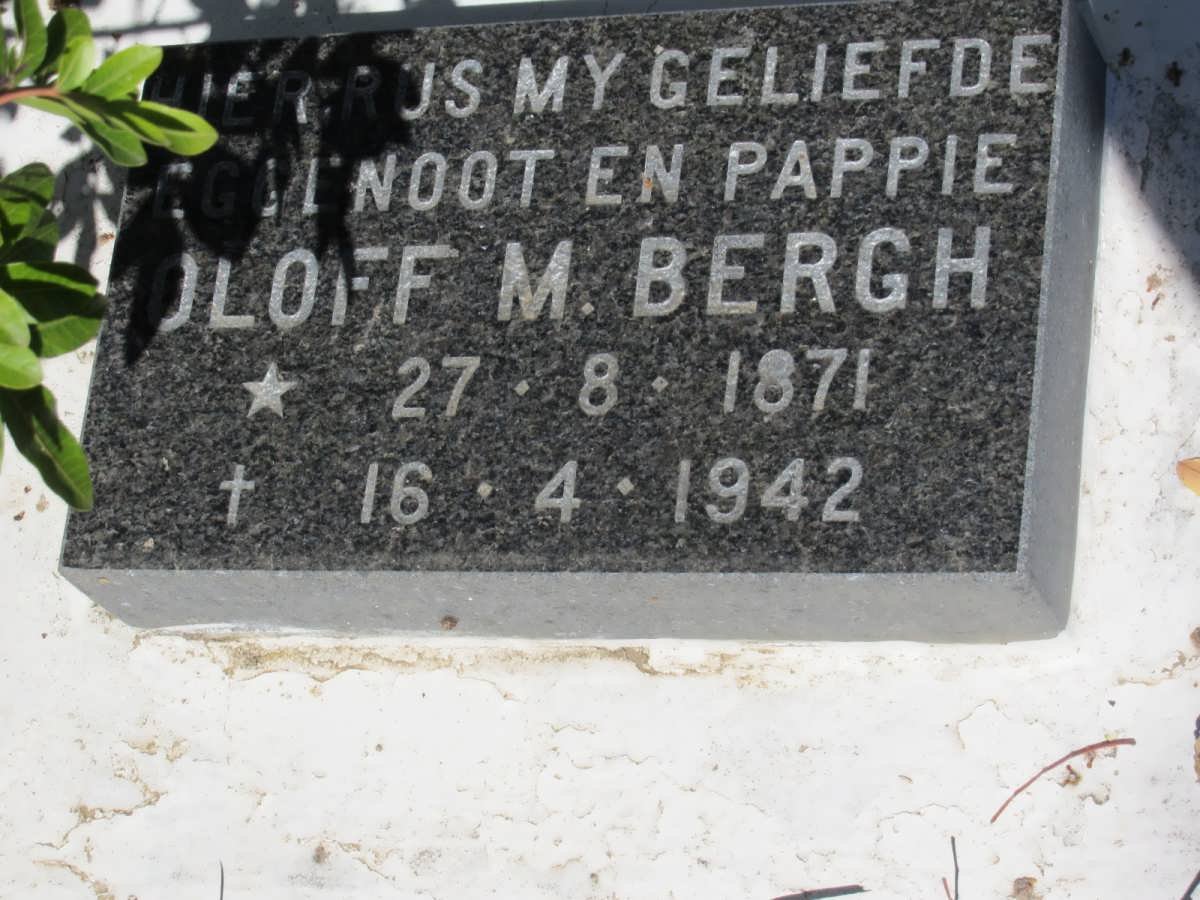 BERGH Oloff M. 1871-1942