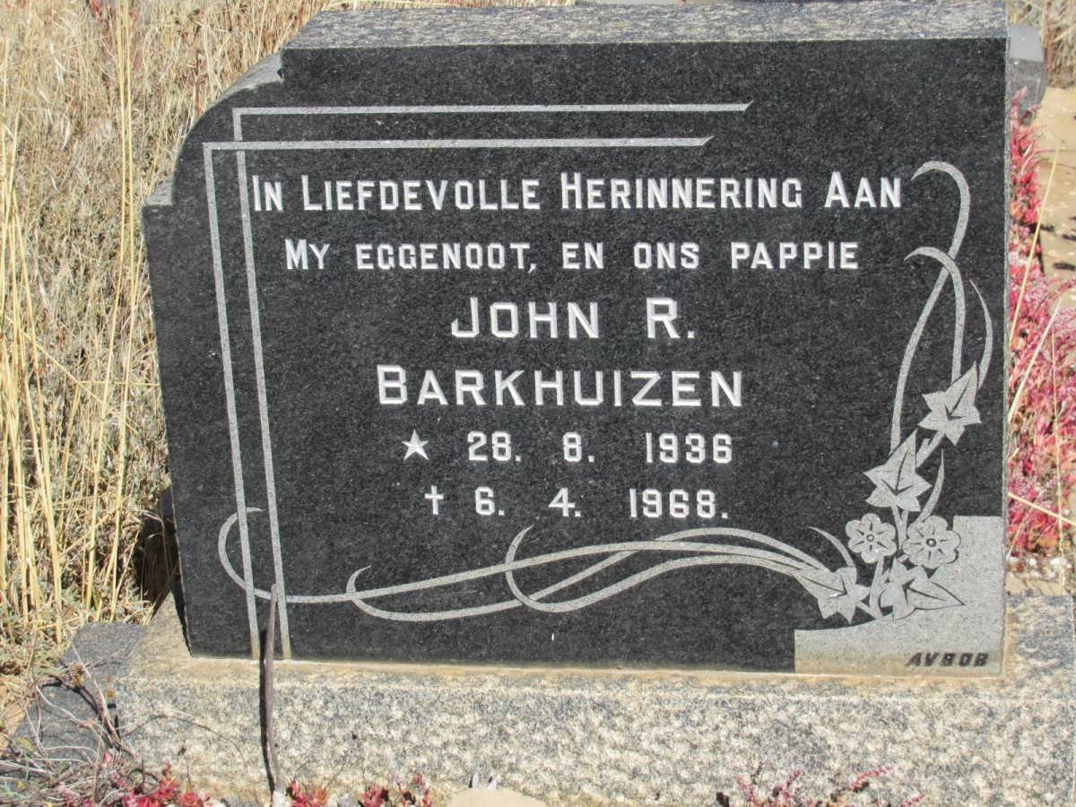 BARKHUIZEN John R. 1936-1968
