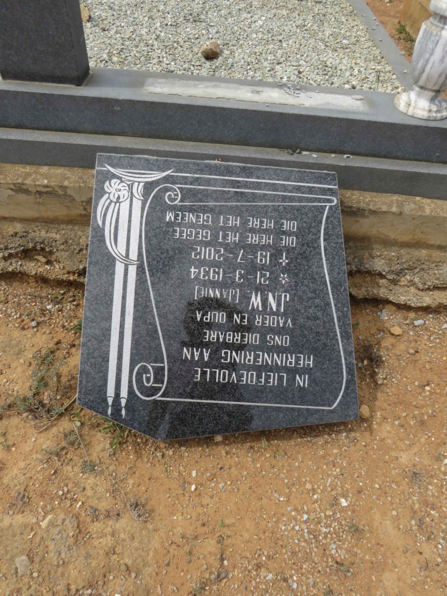 BARKHUIZEN J.N.W. 1934-2012 &amp; Muriel PIETERSE 1934-1993