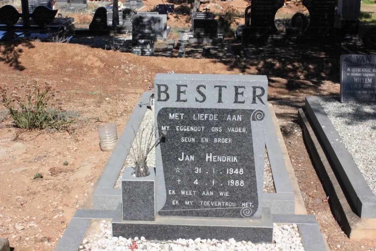BESTER Jan Hendrik 1948-1988