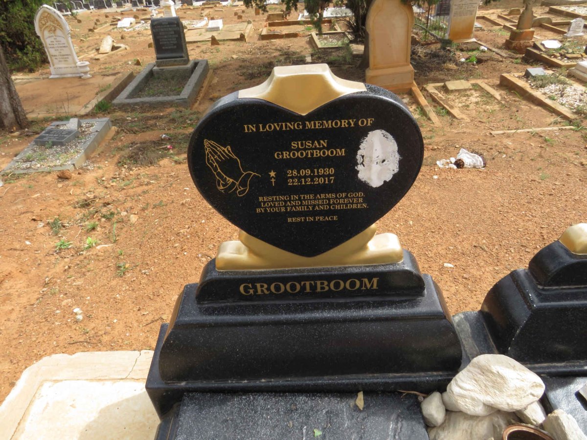 GROOTBOOM Susan 1930-2017
