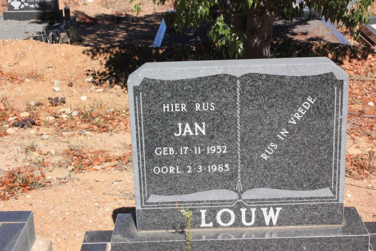 LOUW Jan 1952-1985