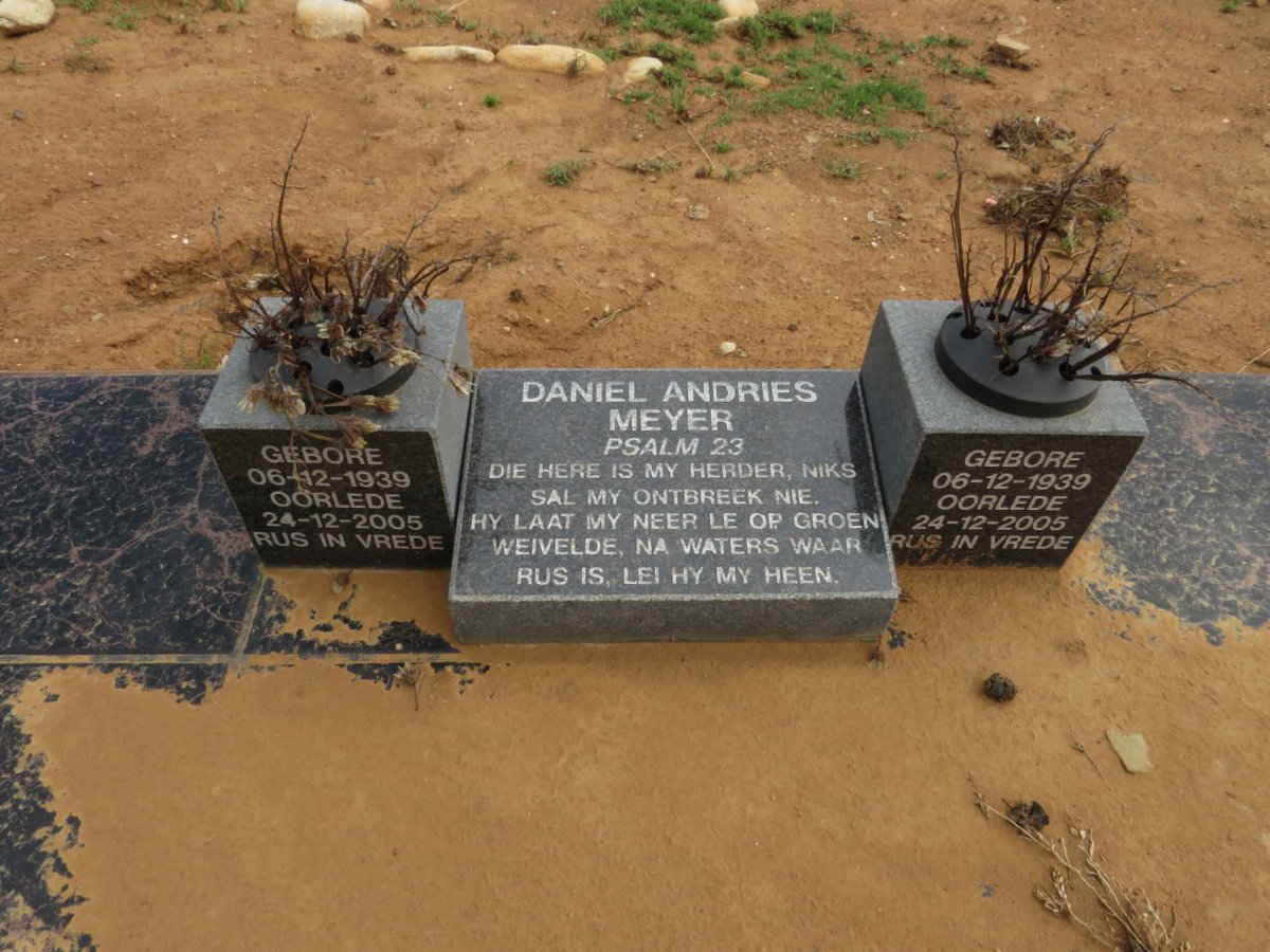 MEYER Daniel Andries 1939-2005