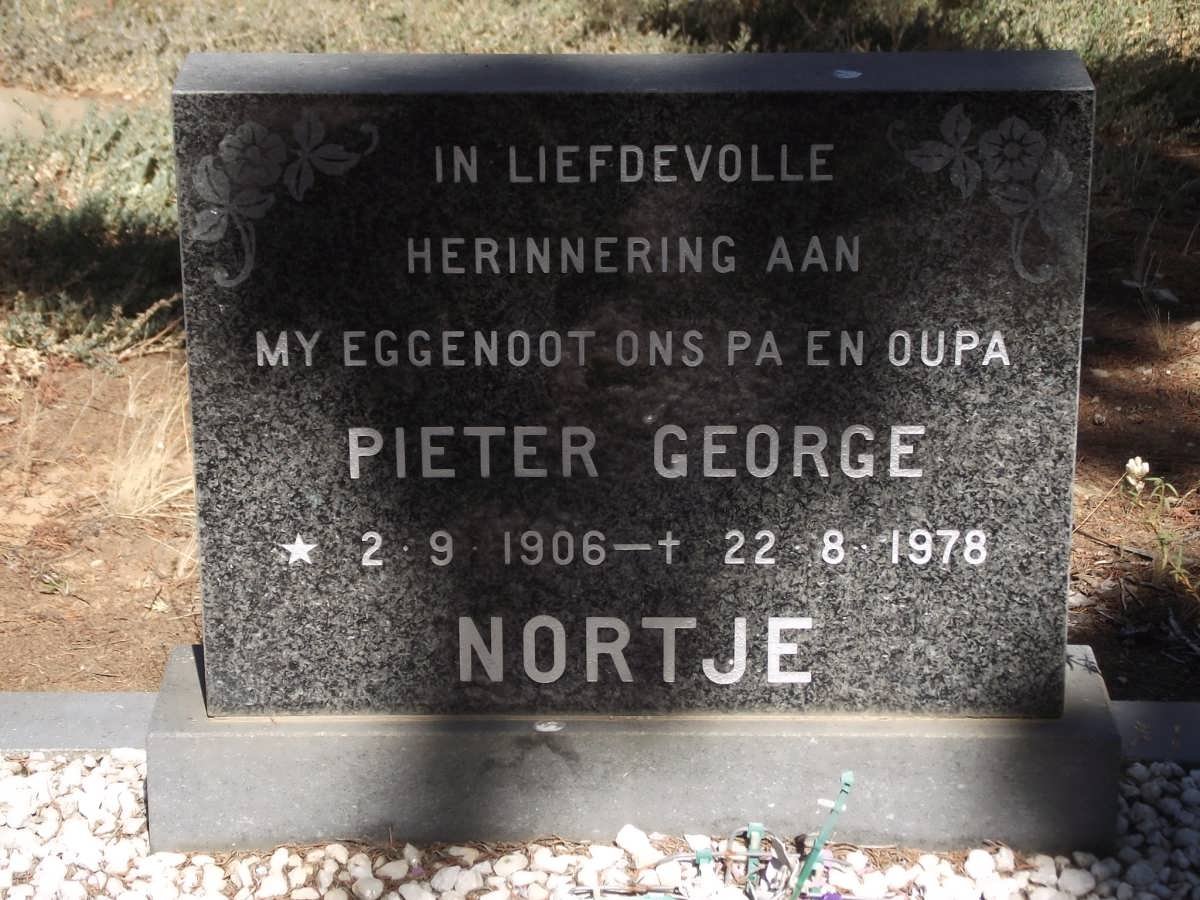 NORTJE Pieter George 1906-1978