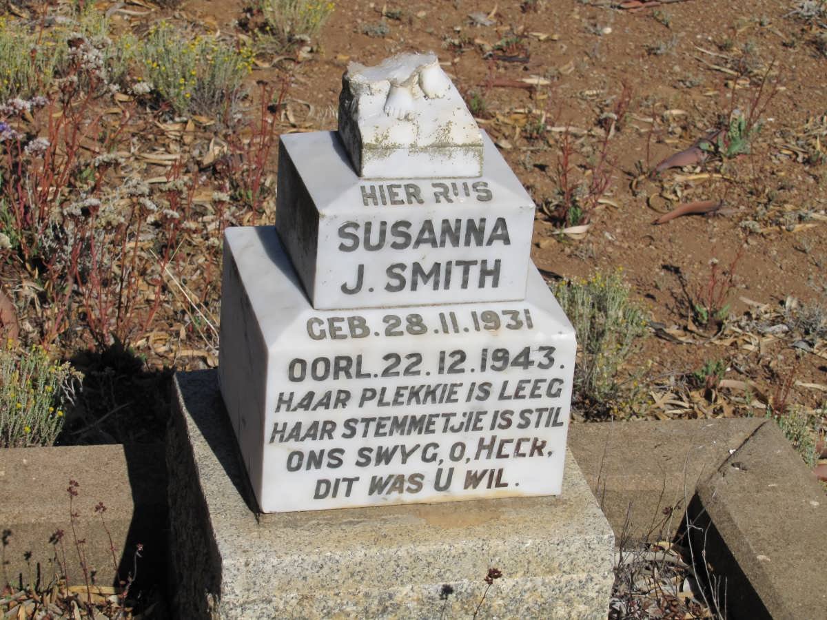 SMITH Susanna J. 1931-1943