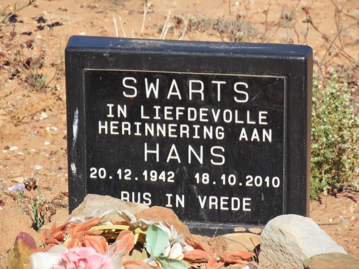 SWARTS Hans 1942-2010