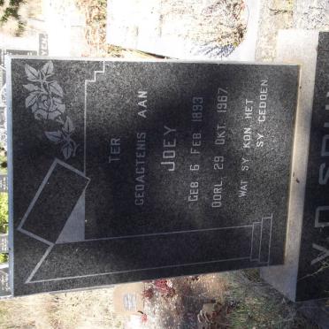 SPUY Joey, v.d. 1893-1967