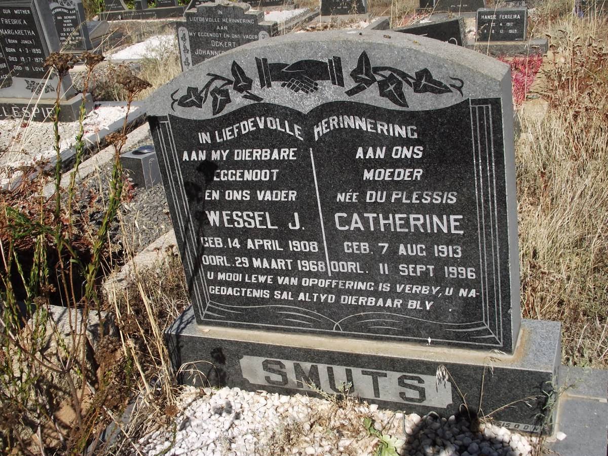 SMUTS Wessel J. 1908-1968 &amp; Catherine du PLESSIS 1913-1996