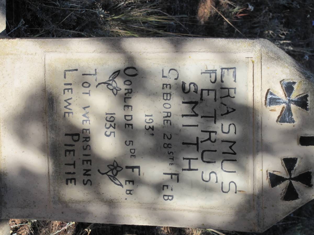 SMITH Erasmus Petrus 1931-1935