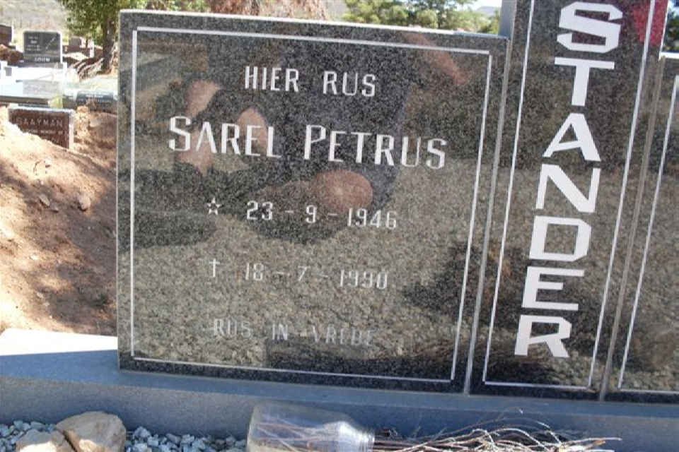 STANDER Sarel Petrus 1946-1990