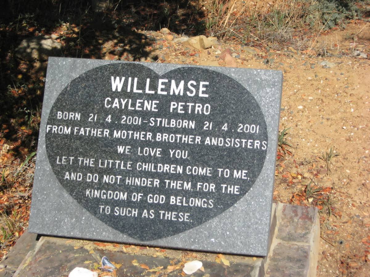 WILLEMSE Caylene Petro 2001-2001