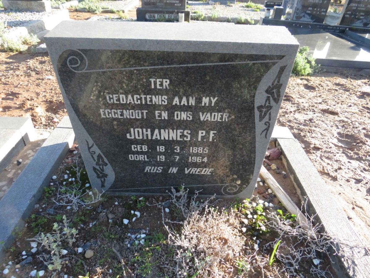 ? Johannes P.F. 1885-1964