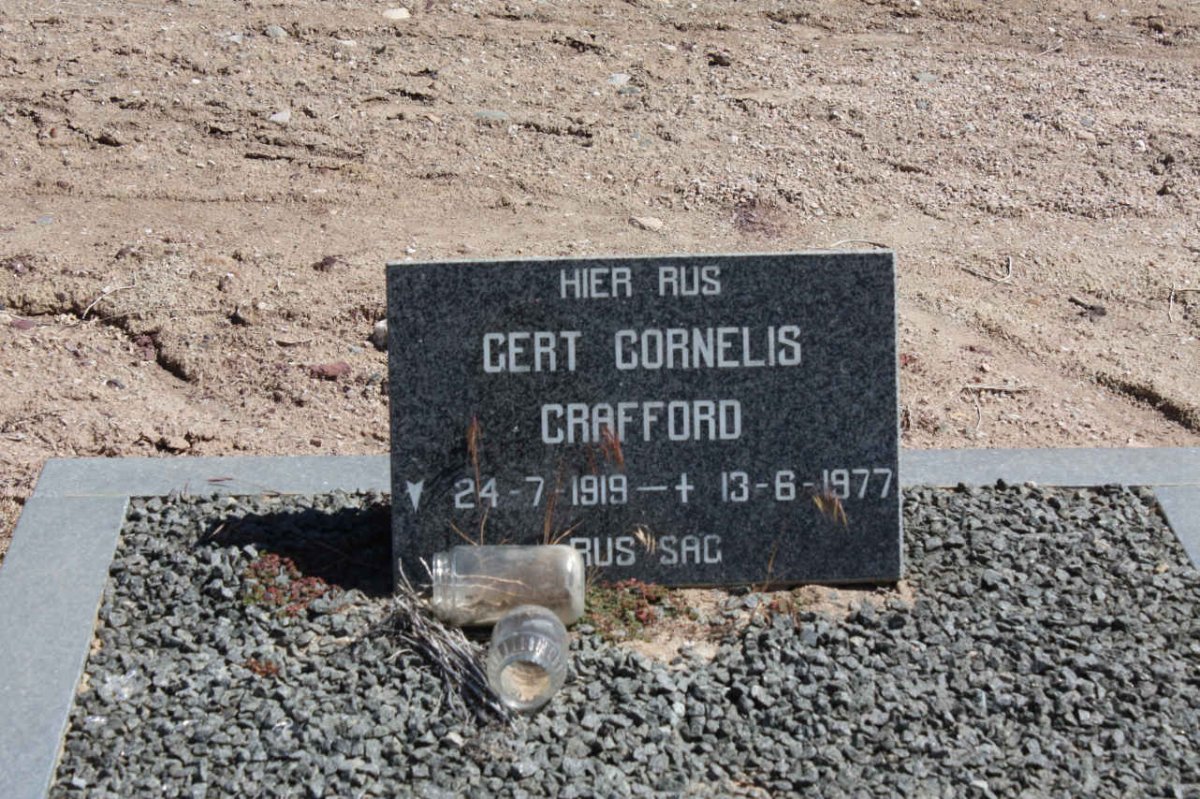 CRAFFORD Gert Cornelis 1919-1977