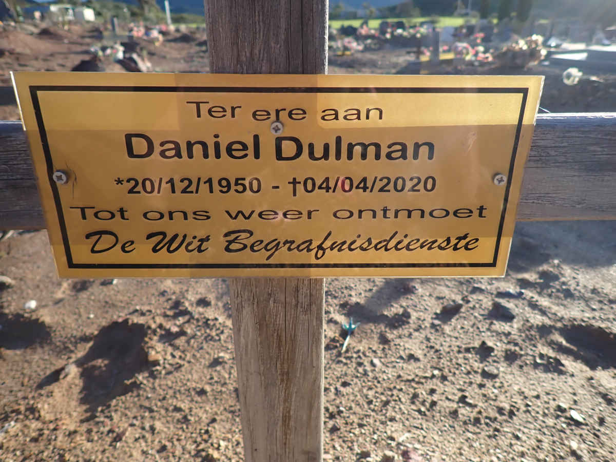 DULMAN Daniel 1950-2020