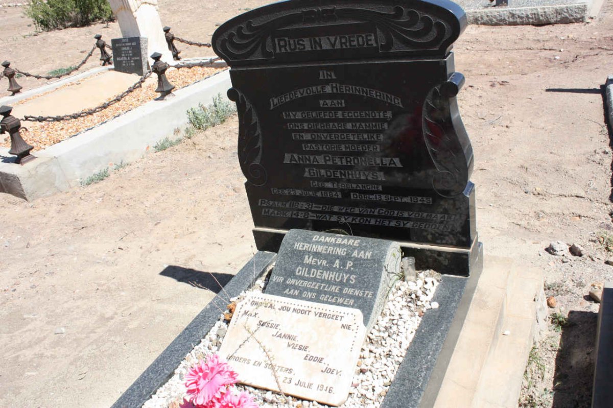 GILDENHUYS Anna Petronella 1884-1945