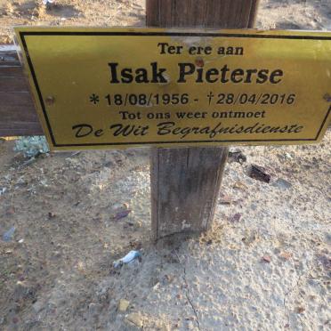 PIETERSE Isak 1956-2016