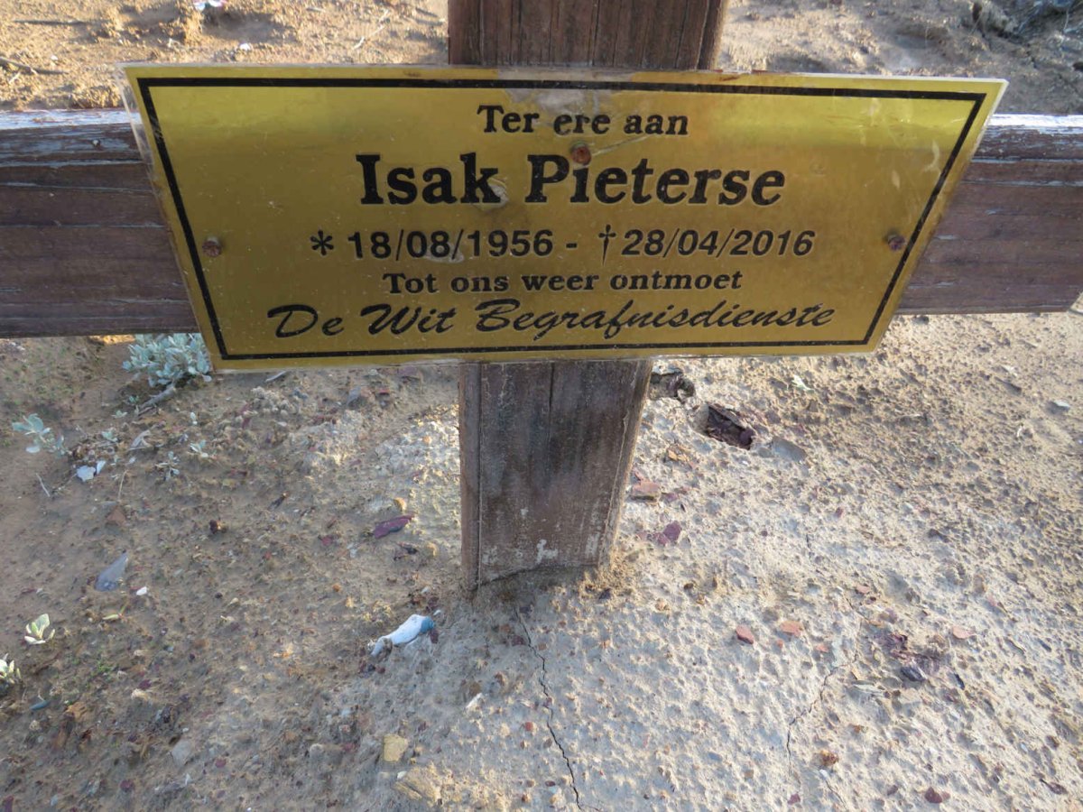 PIETERSE Isak 1956-2016