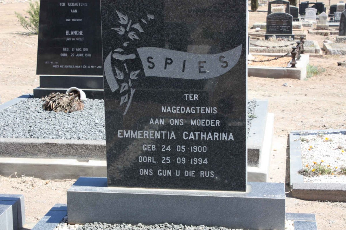 SPIES Emmerentia Catharina 1900-1994