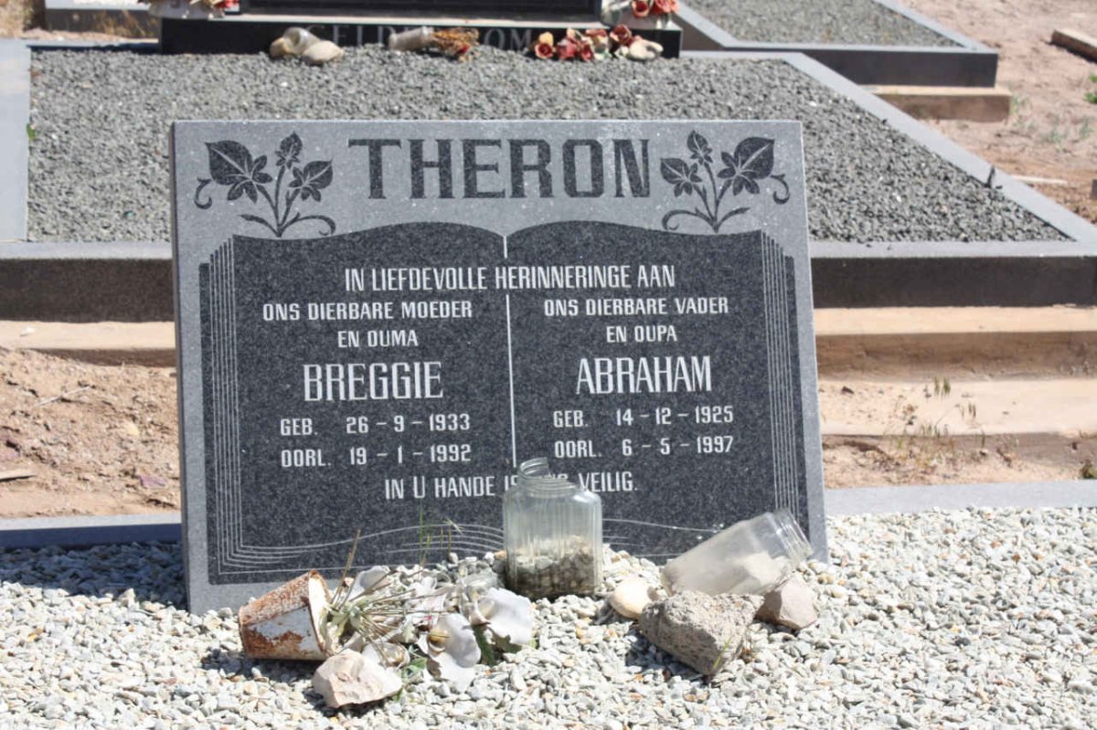 THERON Abraham 1925-1997 &amp; Breggie 1933-1992