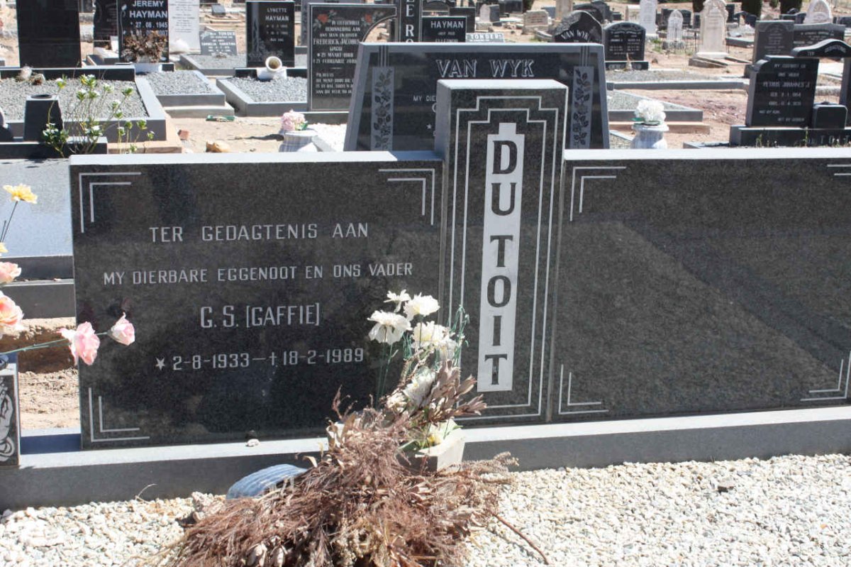 TOIT G.S., du 1933-1989