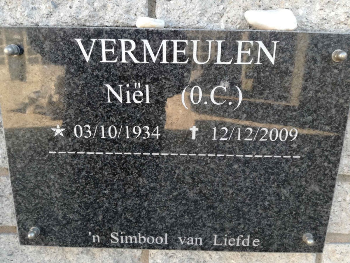 VERMEULEN O.C. 1934-2009