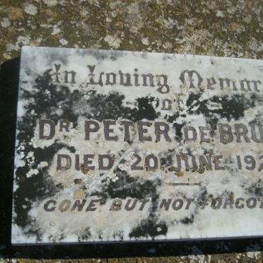 BRUYN Peter, de -1928
