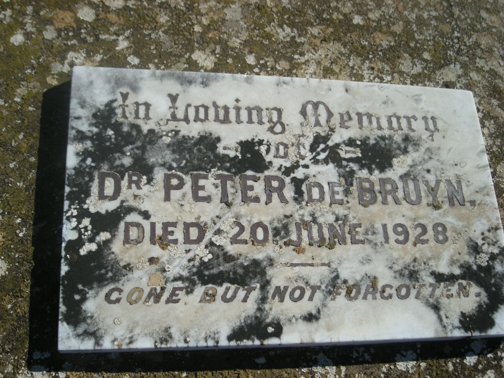 BRUYN Peter, de -1928