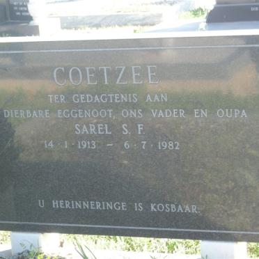 COETZEE Sarel S.F. 19131982