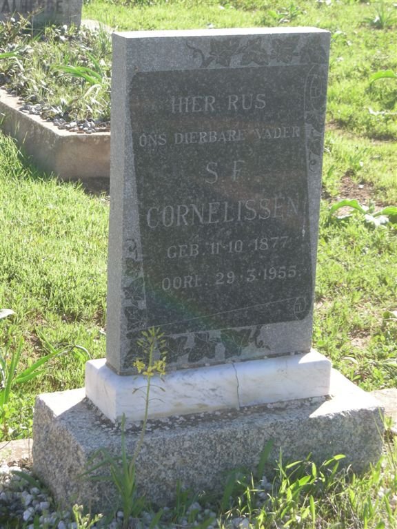 CORNELISSEN S.F.  1877-1955