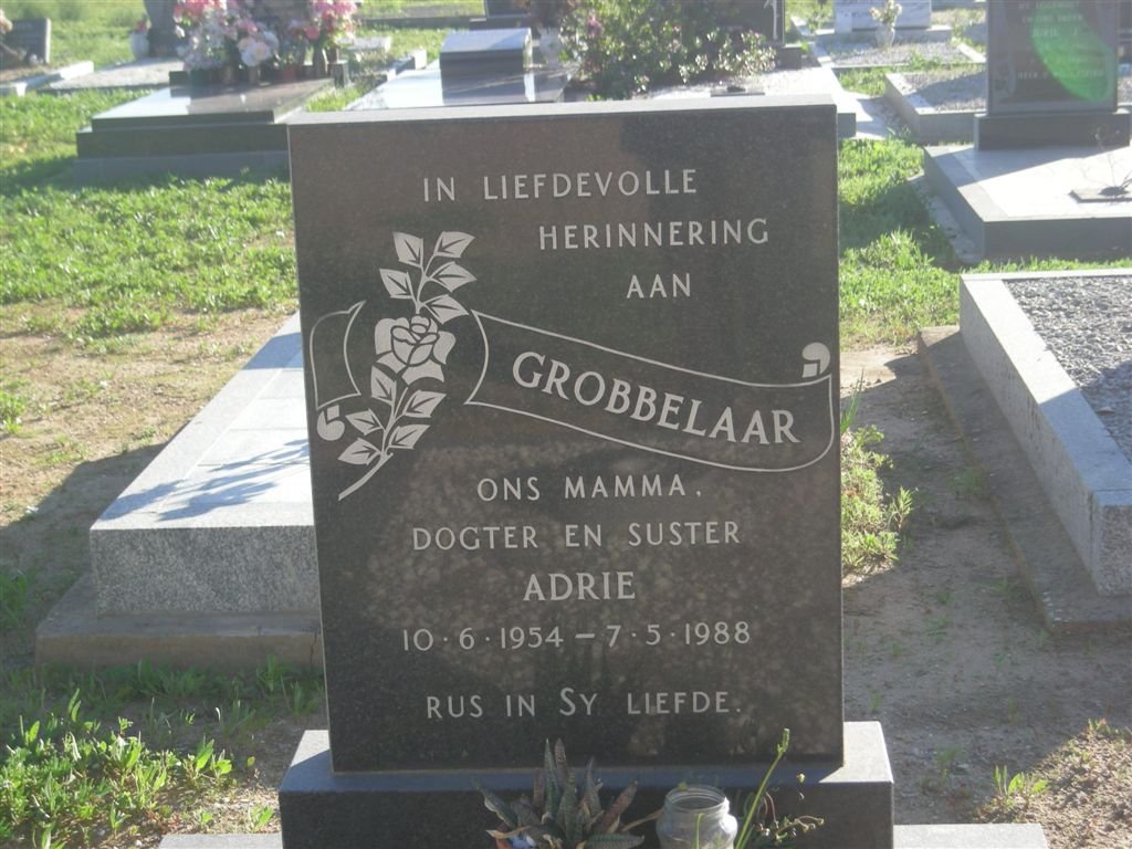 GROBBELAAR Adrie 1954-1988