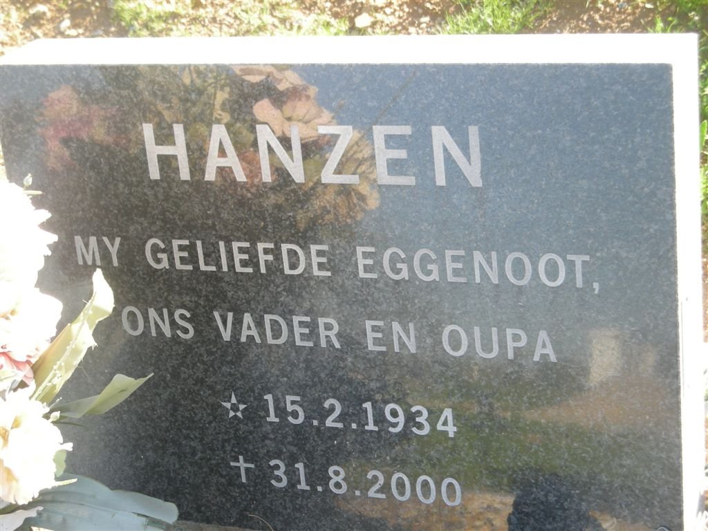 HANZEN 1934-2000
