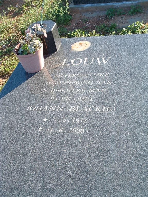 LOUW Johann 1942-2000