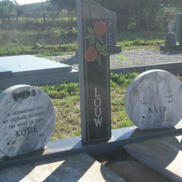LOUW Kosie 1918-19?6  &amp; Kate ??-1996