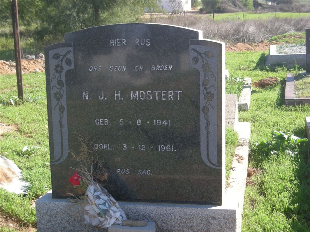MOSTERT N.J.H. 1941-1961