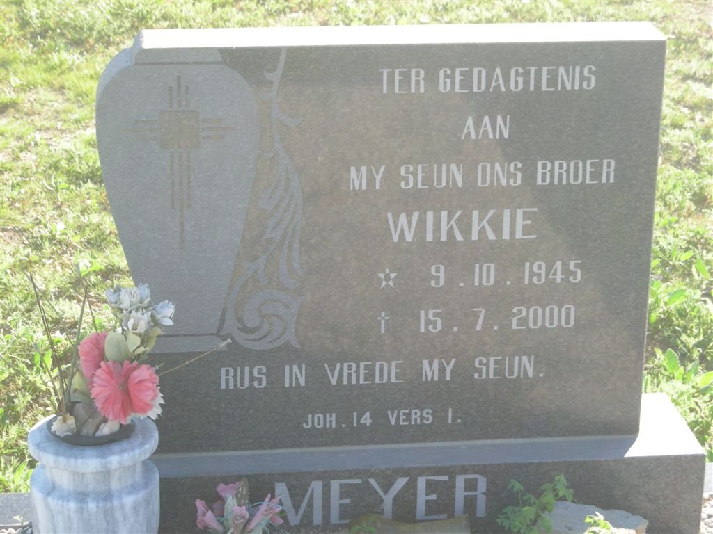 MEYER Wikkie 1945-2000